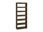 Bookcase - Brown, 80 x 30 x 198 cm