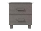 Nightstand - Gray, 40 x 35 x 44.5 cm