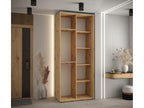 2-Door Wardrobe - Sliding Doors, Argente/Brown/Black, 235.2 x 120 x 45