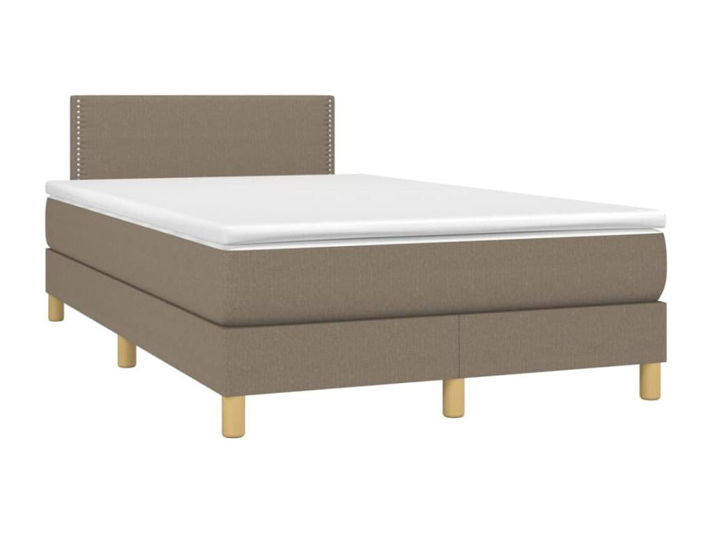 Mattress - with Mattress, Taupe, 120 x 200 cm