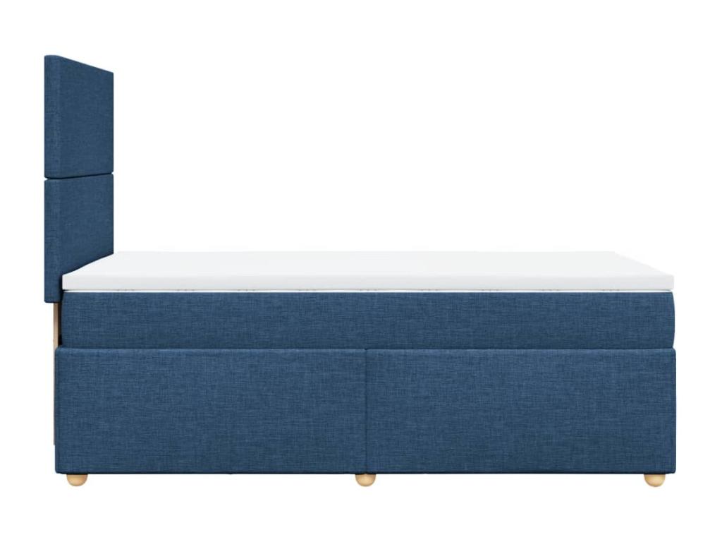 Mattress - with Mattress, Blue, 90 x 190 cm