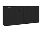 Sideboard - Black, 160 x 36 x 75 cm