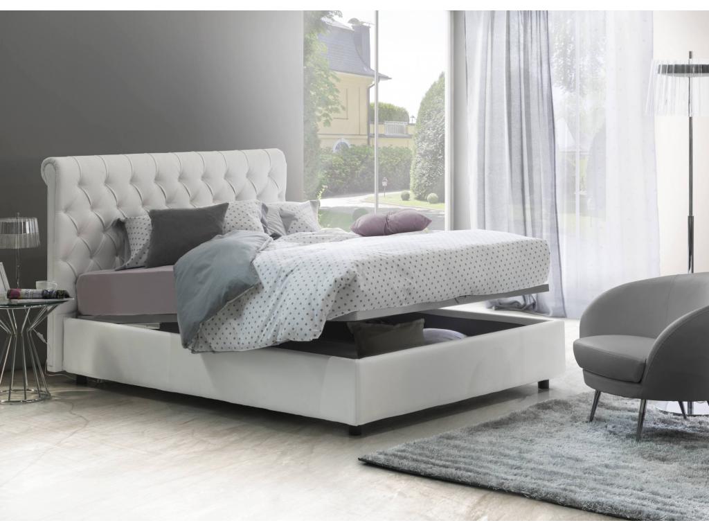 Mattress - with Mattress, White, 160 x 190 cm