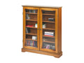 2-Door Display Cabinet - Brown