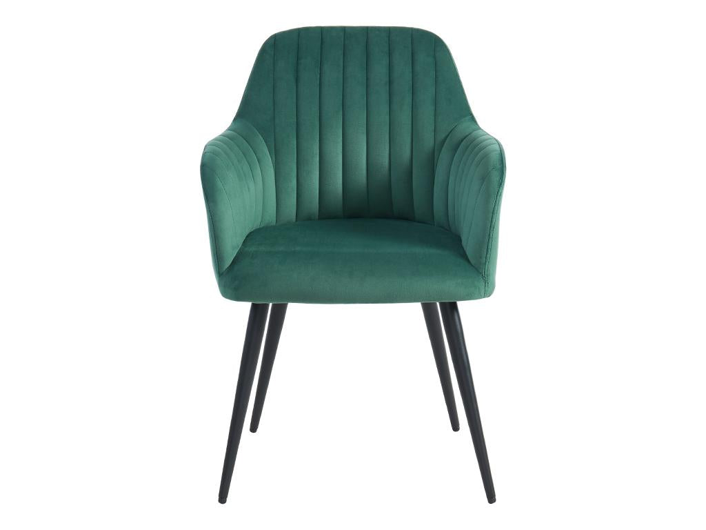Chair (Set of 2) - Vert Emeraude, Velvet