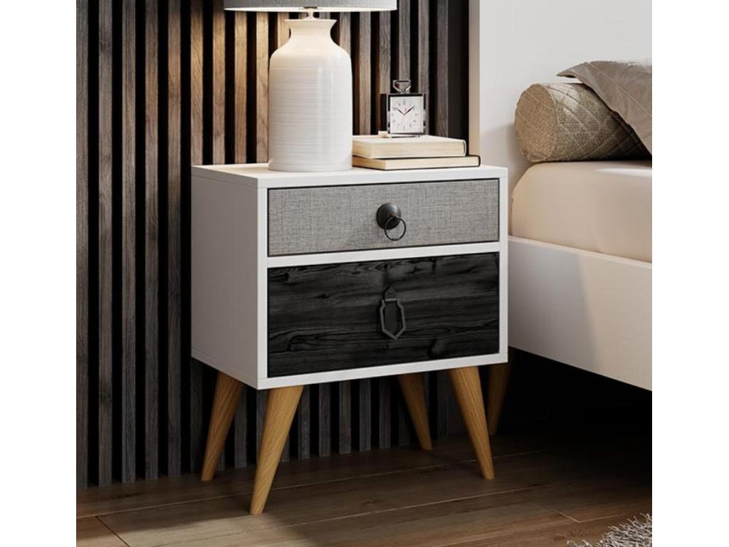 Nightstand - Multicolore, 45 x 29.5 x 52.5 cm