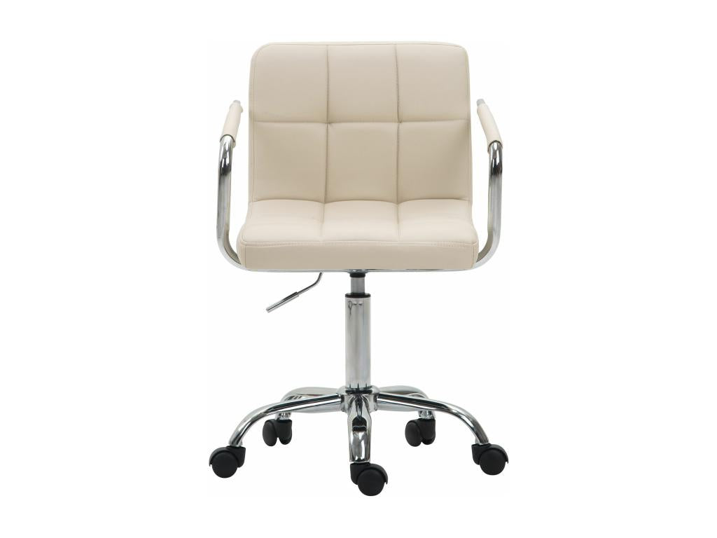 Chair - Cream, Faux Leather