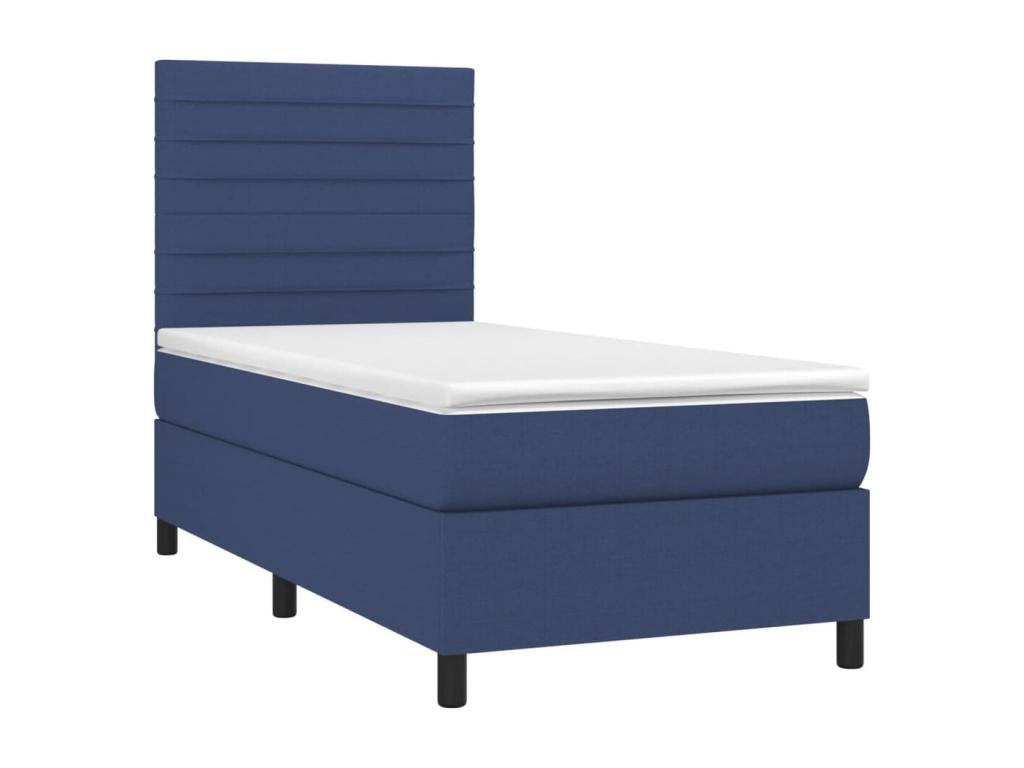 Mattress - with Mattress, Blue, 90 x 200 cm