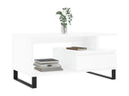 Coffee Table - White, 90 x 49 x 45 cm
