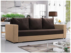 Sofa - Brown, 80 x 235 x 87 cm