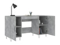 Desk - Gray, 140 x 50 x 75 cm