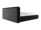 Storage Bed - Black, Velvet