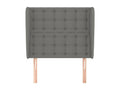 Headboard - Gray, 83 x 23 x 118 cm