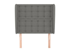 Headboard - Gray, 83 x 23 x 118 cm