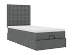 Mattress - with Mattress, Gray, 100 x 200 cm