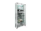 Display Cabinet - White, Glass