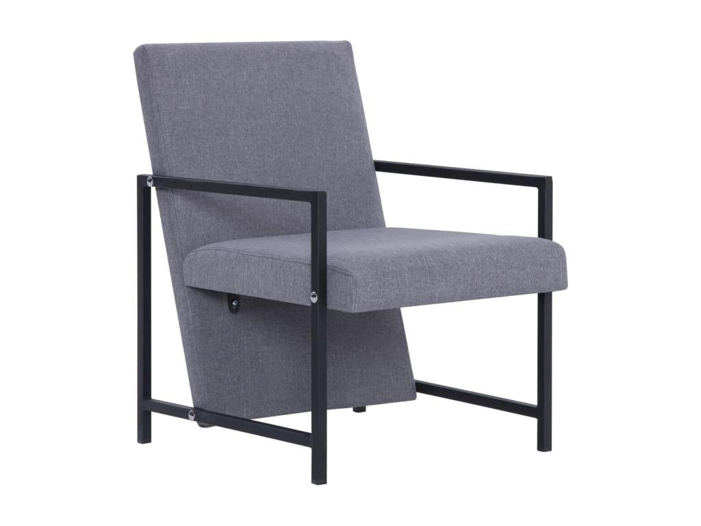 Armchair - Gray, Fabric