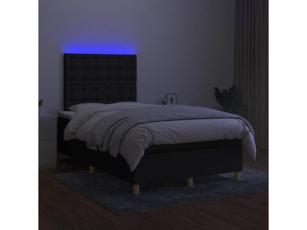Mattress - with Mattress, Black, 120 x 200 cm