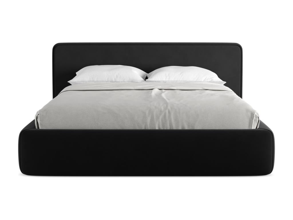 Storage Bed - Black, Velvet