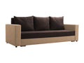 Sofa - Brown, 80 x 235 x 87 cm