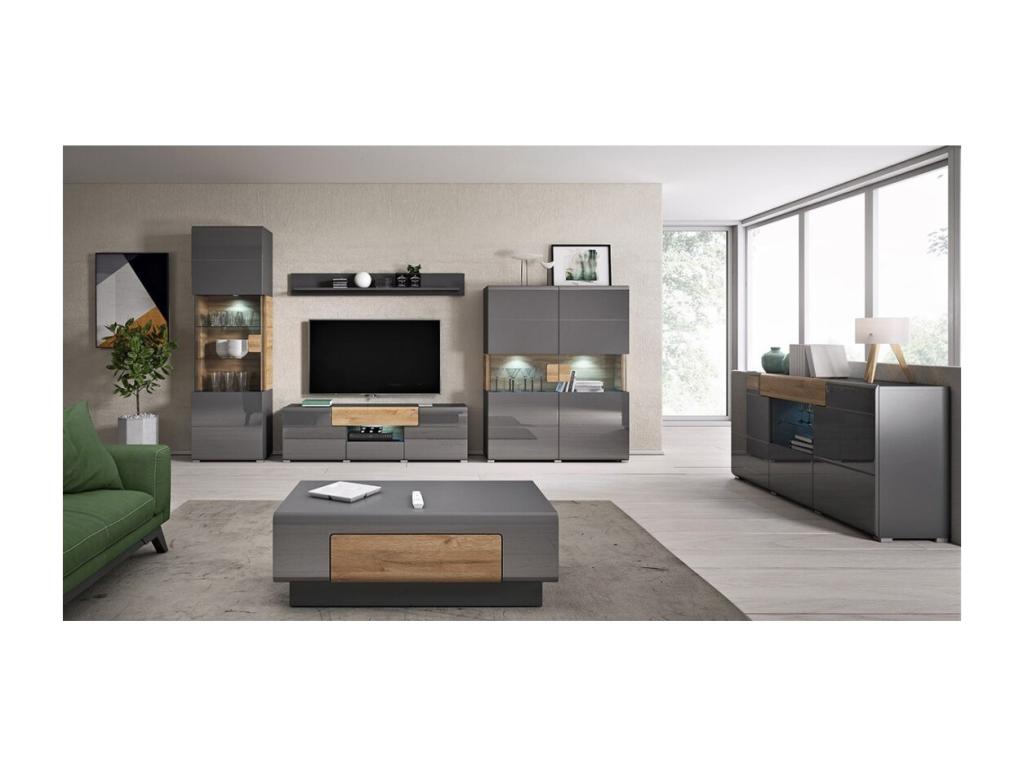 Display Cabinet - Gray