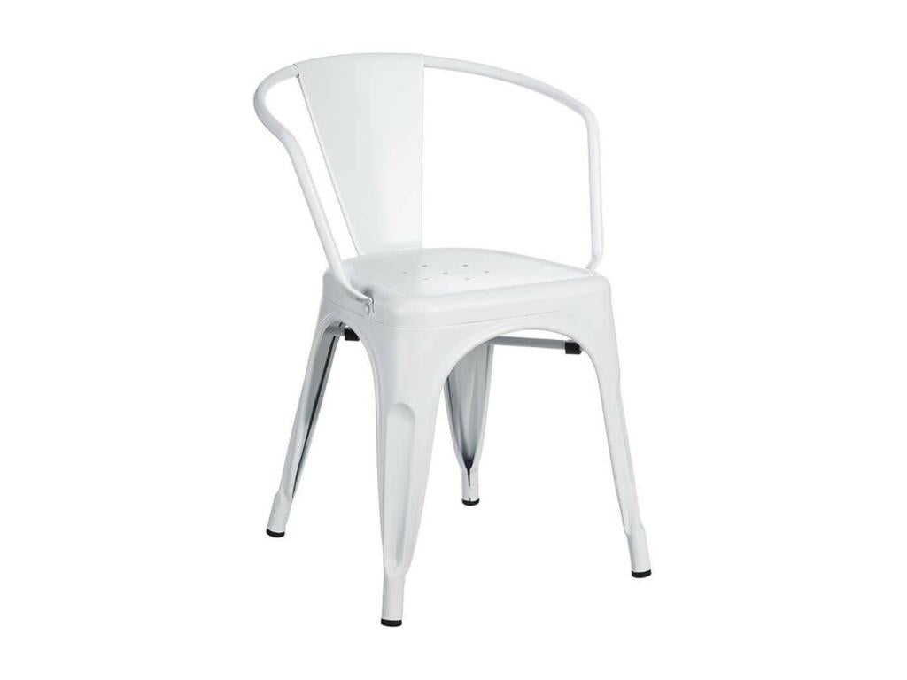 Chair (Set of 4) - White, Metal