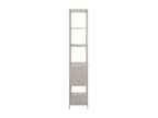 Bookcase - Beige, Metal