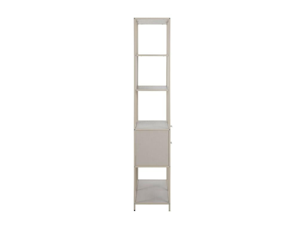 Bookcase - Beige, Metal