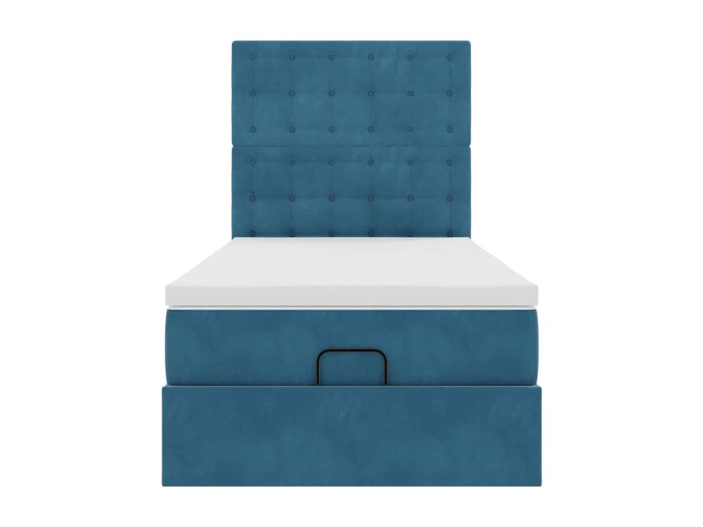 Mattress - with Mattress, Blue, 100 x 200 cm