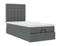 Mattress - with Mattress, Gray, 80 x 200 cm