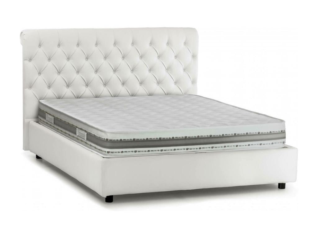 Mattress - with Mattress, White, 160 x 190 cm