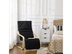 Armchair - Black, Fabric