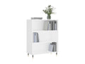 Bookcase - White, 69.5 x 32.5 x 90 cm