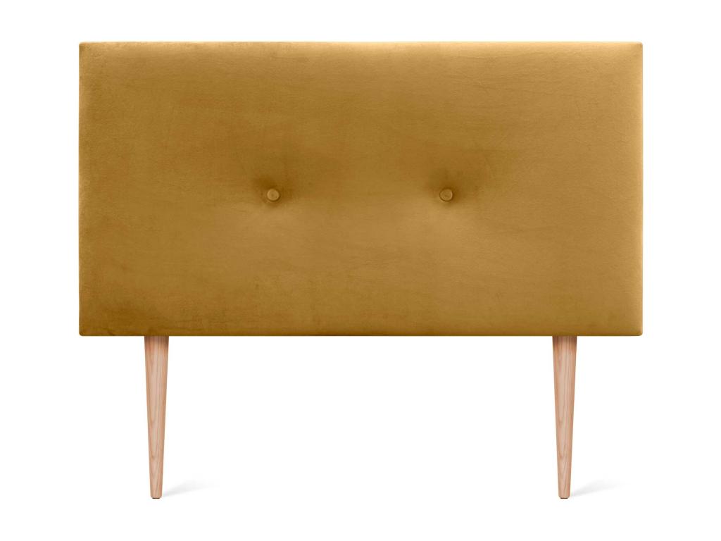 Headboard - Jaune Moutarde, Velvet