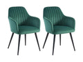 Chair (Set of 2) - Vert Emeraude, Velvet