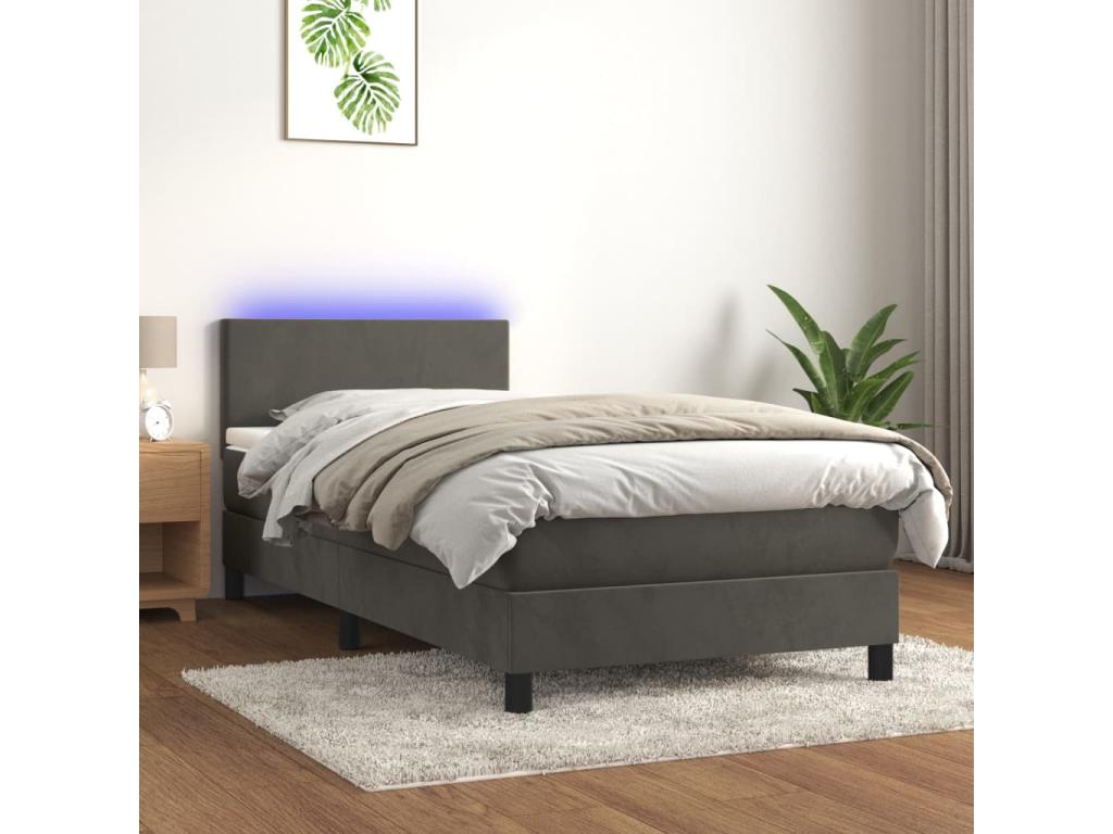 Mattress - Dark Gray, 100 x 200 cm