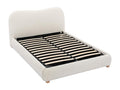 Storage Bed - Beige, 180 x 200 cm