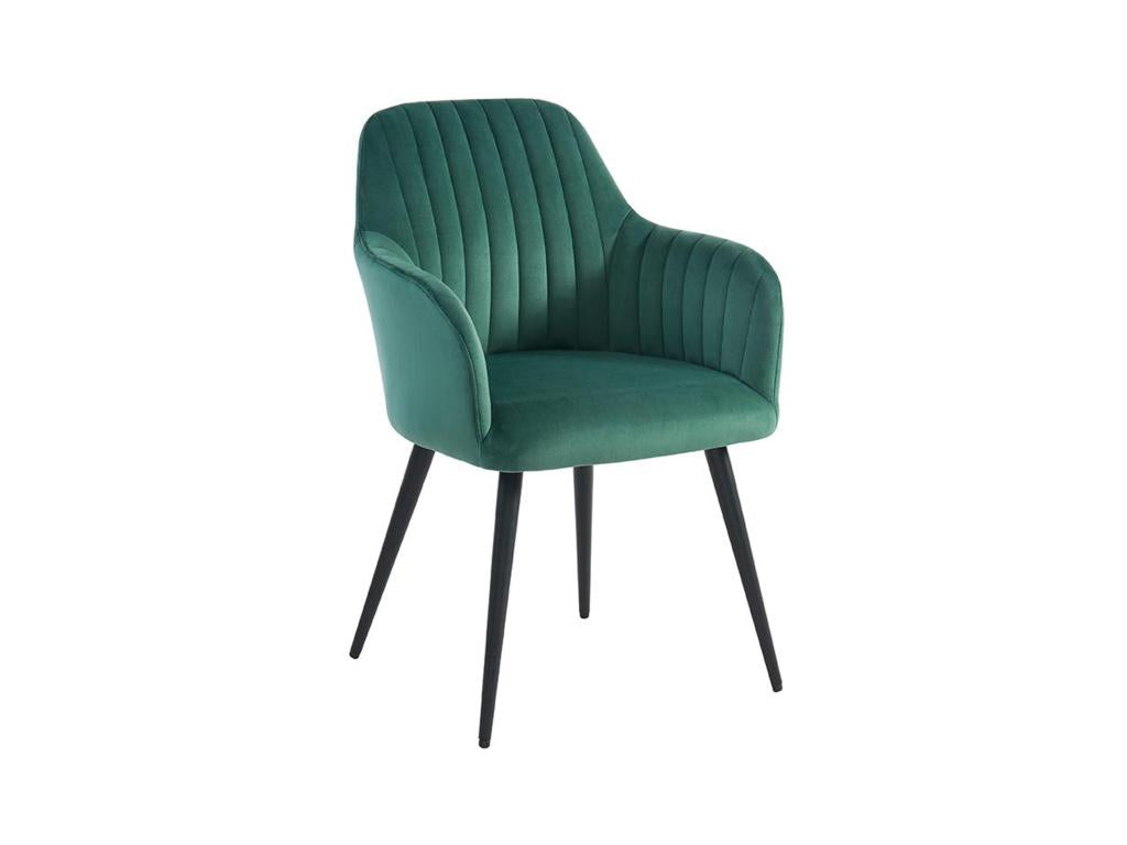 Chair (Set of 2) - Vert Emeraude, Velvet