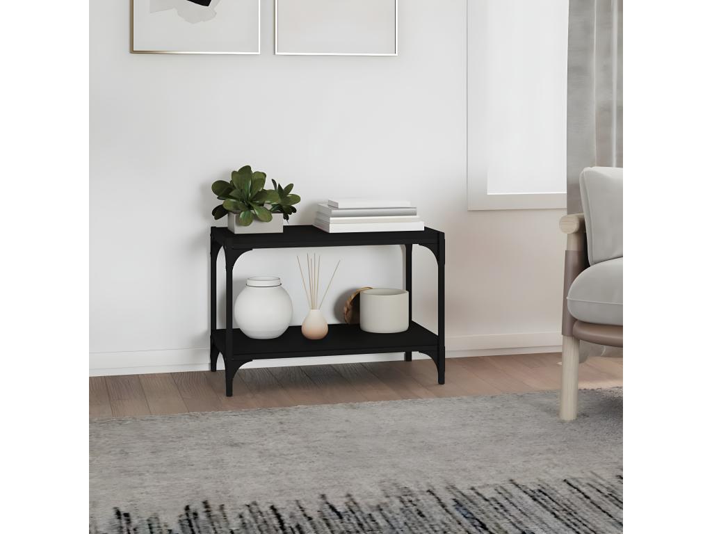 TV Stand - Black, 60 x 33 x 41 cm