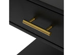 Nightstand - Black, Metal