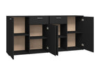 Sideboard - Black, 160 x 36 x 75 cm