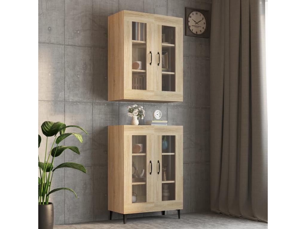 Wardrobe - Brown, 69.5 x 34 x 90 cm