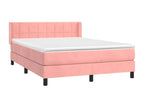 Mattress - with Mattress, Pink, 140 x 200 cm