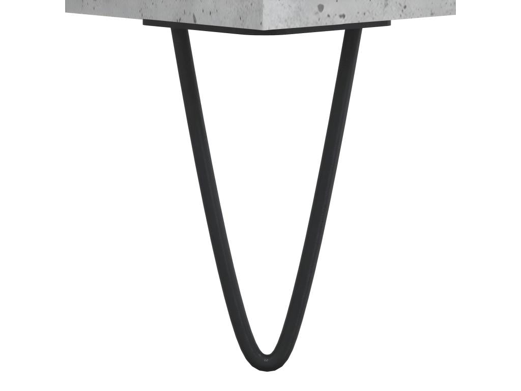 Desk - Gray, 140 x 50 x 75 cm