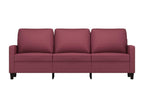Sofa - Red, Fabric