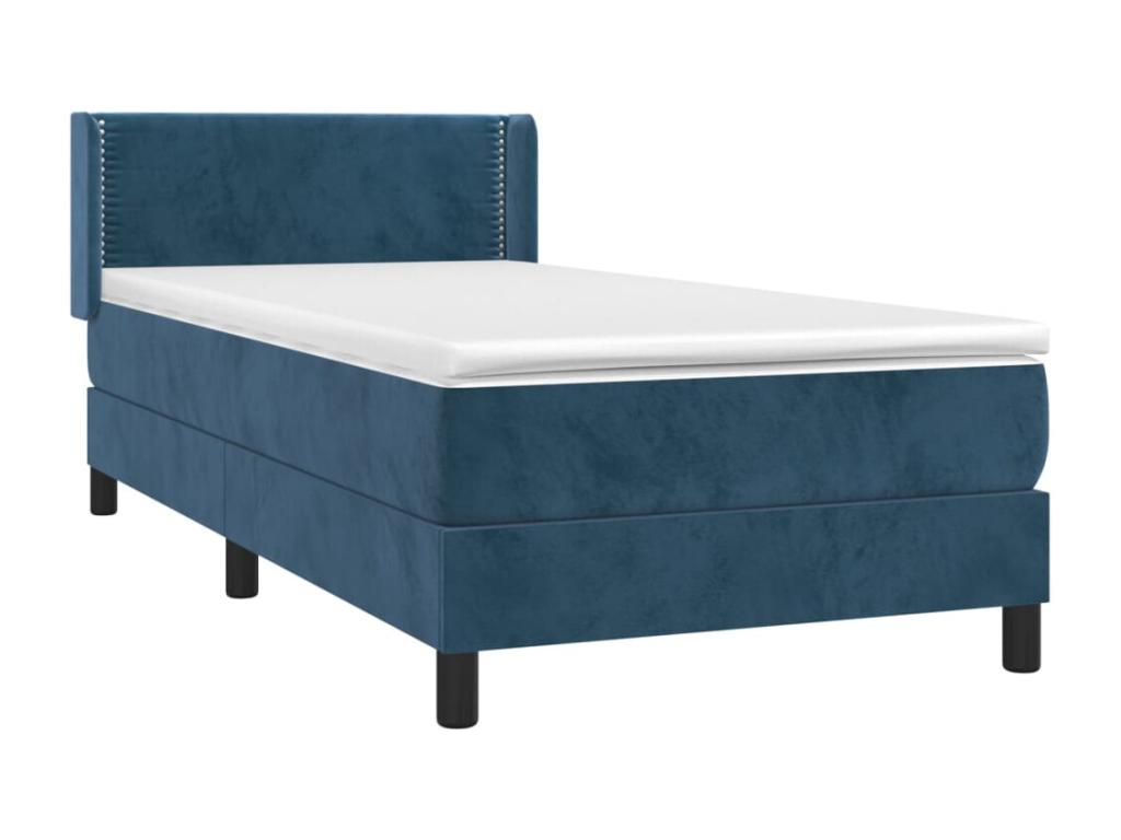 Mattress - with Mattress, Blue, 100 x 200 cm