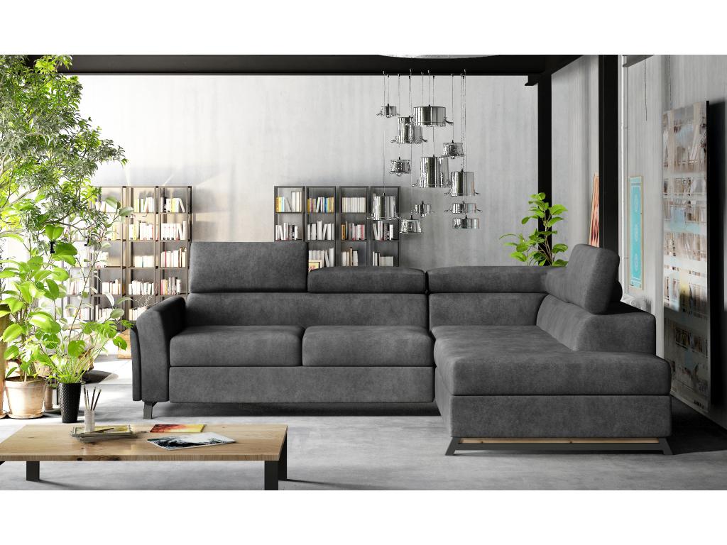 Sofa - Gray, Fabric