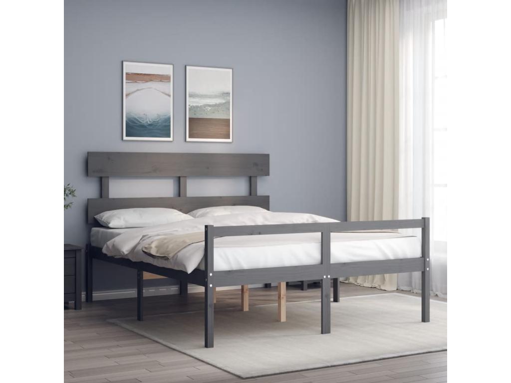 Headboard - Gray, Wood