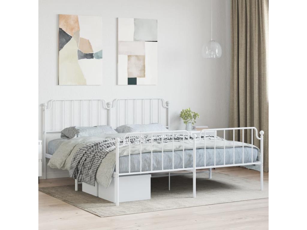 Headboard - White, 180 x 200 cm
