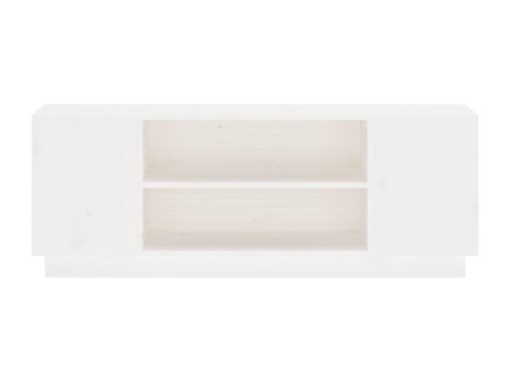 TV Stand - White, 110 x 35 x 40.5 cm